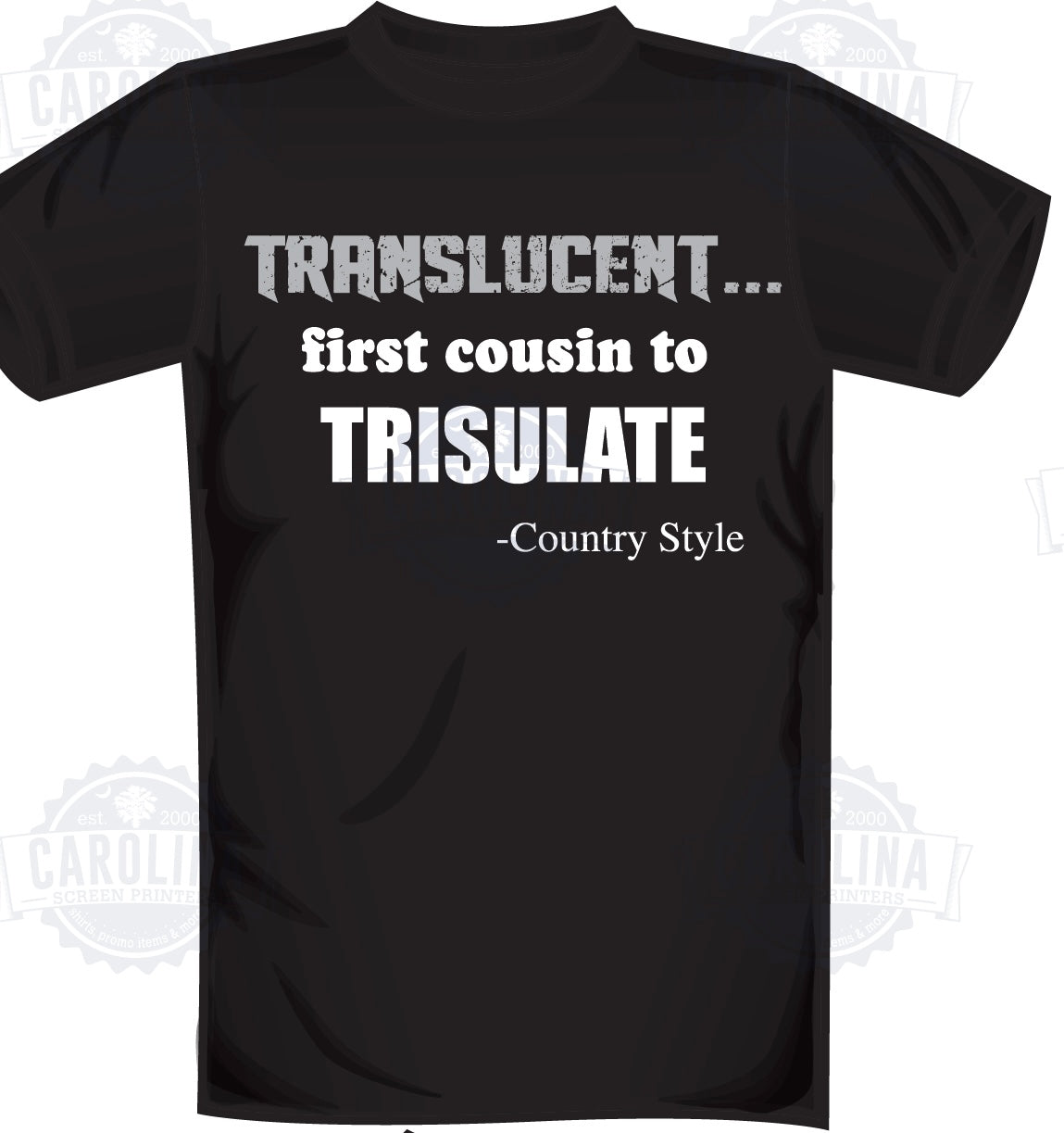 Translucent First Cousin to Trisulate Unisex M-3XL Short Sleeve Shirt