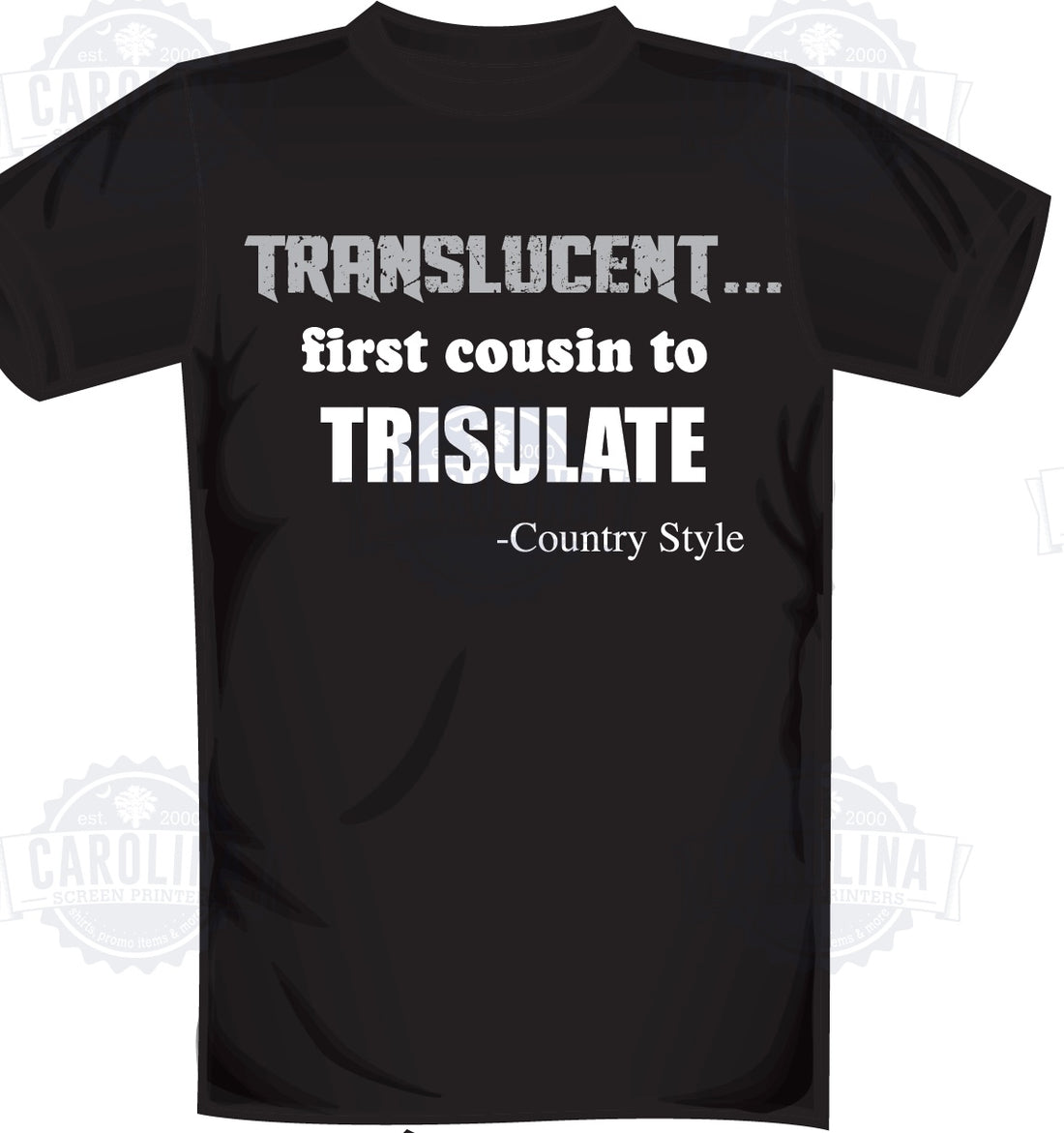 Translucent First Cousin to Trisulate Unisex M-3XL Short Sleeve Shirt ...